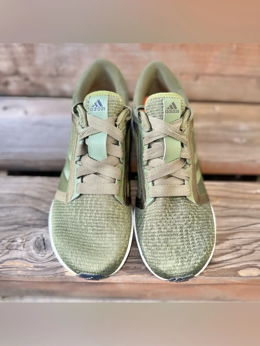 Adidas Edge Lux 4 Women’s Size 10 Olive Green Metallic Bounce Running Shoes